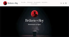Desktop Screenshot of brulerieduroy.com